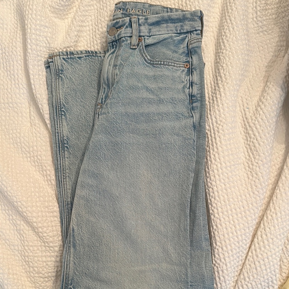 American Eagle Outfitters High Rise Blue Jeans